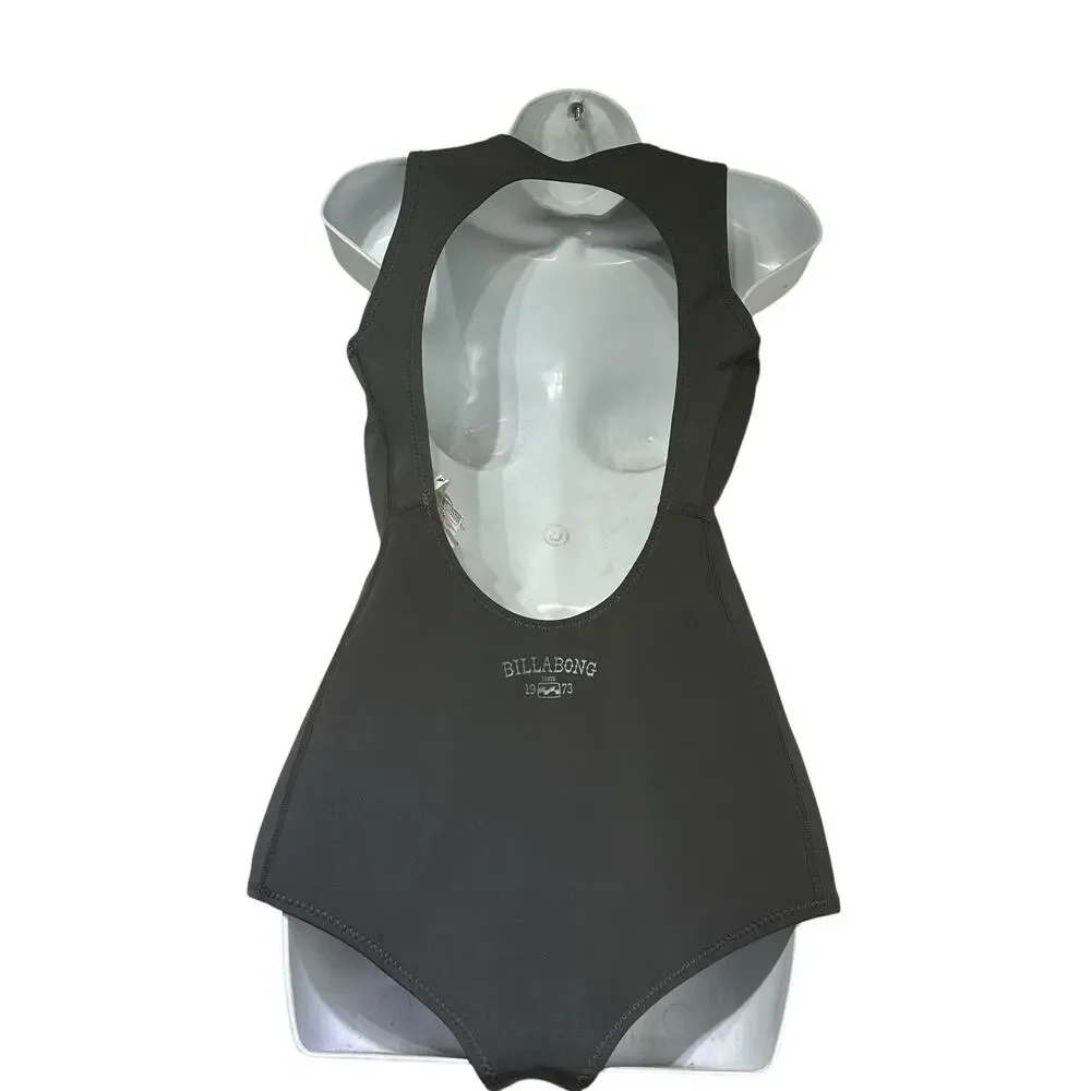 billabong Women’s Wetsuit Tank One Piece Black Size 10 USA 14 AUS/EU - Picture 2 of 6